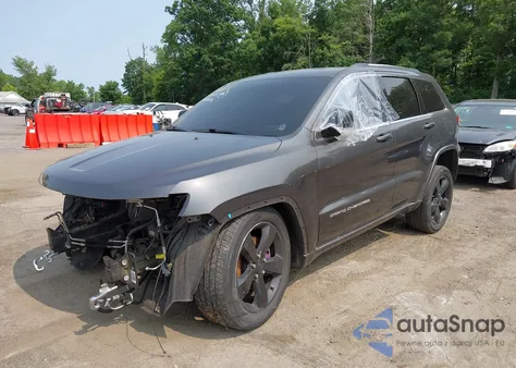 2015 Jeep Grand Cherokee Overland z USA, uszkodzony, nr VIN 1C4RJFCT4FC190728